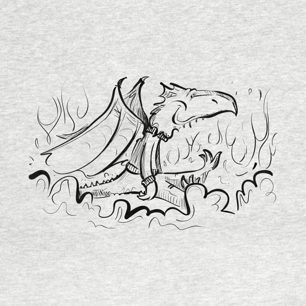 Derpy Dragon by Jason's Doodles